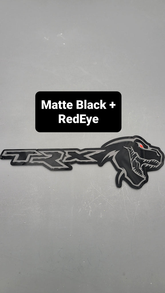 Pair of T-Rex Tailgate acrylic badge (Door Installation)