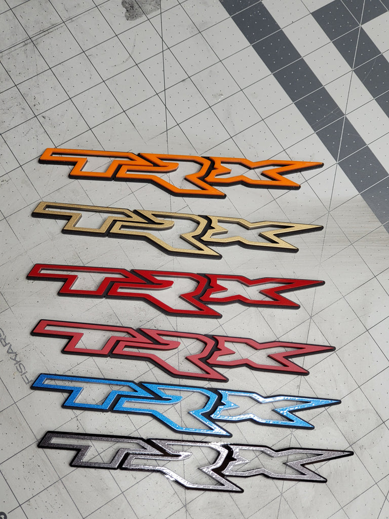 TRX OEM Cutout style badge
