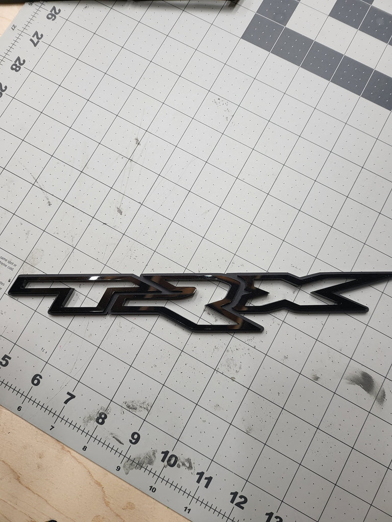 TRX OEM Cutout style badge