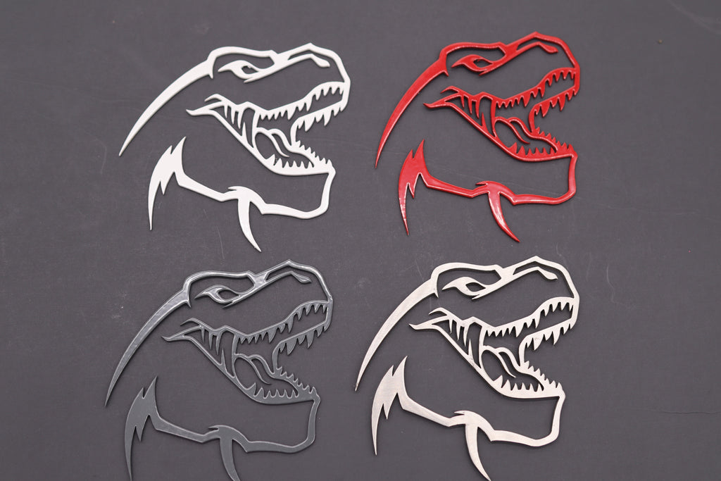 T-Rex Acrylic Cutout Style Emblem (PAIR)